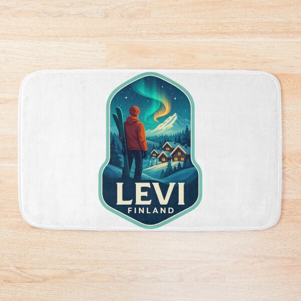 Item preview, Levi – Ski Village Under the Northern Lights designed and sold by Aryabek.