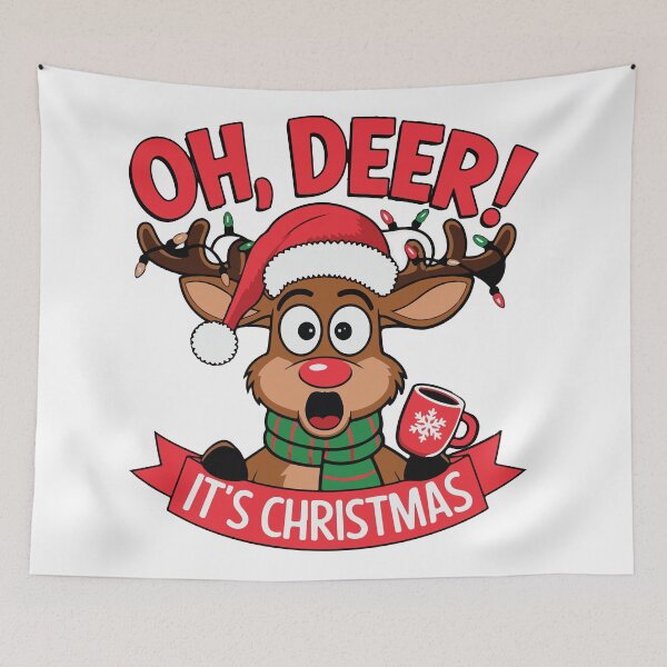 Item preview, OH,DEER IT'S CHRISTMAS  designed and sold by HASHTAG2020.