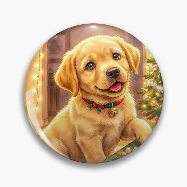 Item preview, Christmas Labrador Puppy With Presents and Tree designed and sold by acceleratorhams.