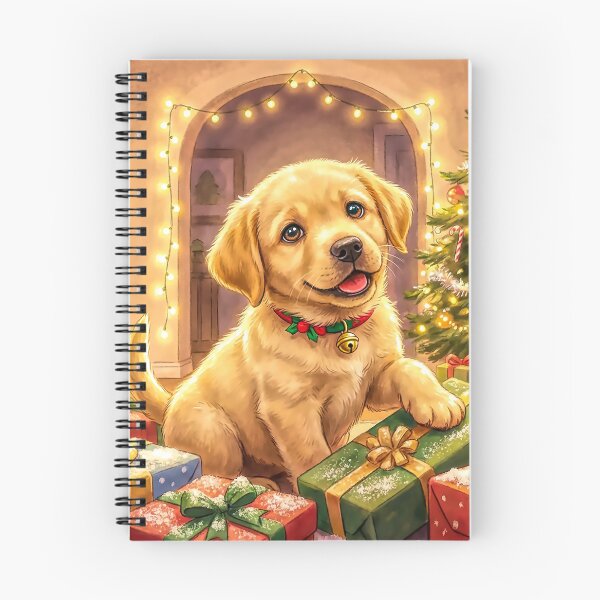 Item preview, Christmas Labrador Puppy With Presents and Tree designed and sold by acceleratorhams.