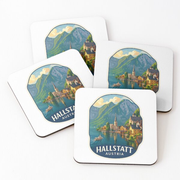 Item preview, Hallstatt – Lakeside View of Dachstein Alps designed and sold by Aryabek.