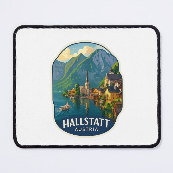 Item preview, Hallstatt – Lakeside View of Dachstein Alps designed and sold by Aryabek.