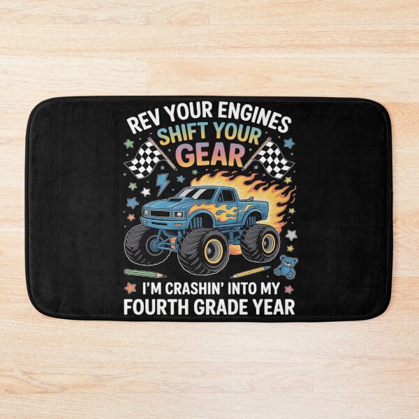 Item preview, Rev Your Engines Truck For Fourth Graders designed and sold by DetroitMug.