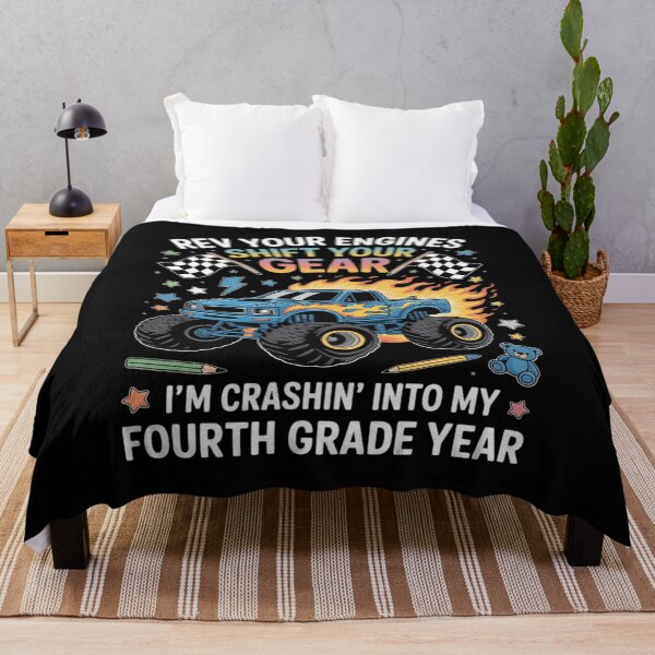 Item preview, Rev Your Engines Truck For Fourth Graders designed and sold by DetroitMug.