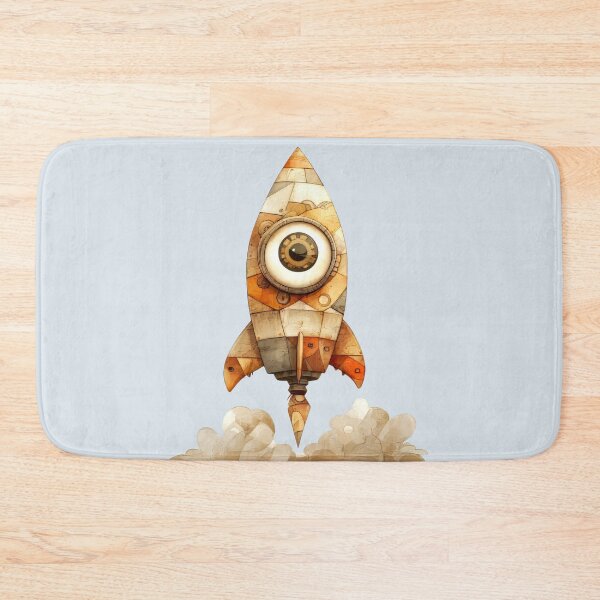 Item preview, Steampunk Mechanical Rocket designed and sold by CharlottePlaceArt.