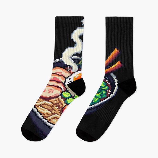 Item preview, Retro 8-Bit Japanese Ramen Noodle Pixel Art designed and sold by oynipshop.