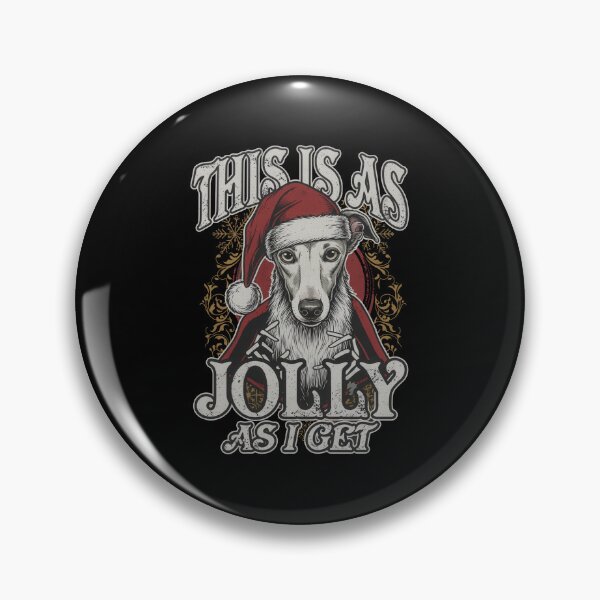 Item preview, Jolly As I Get Funny Grumpy Greyhound Christmas designed and sold by zoughlal.