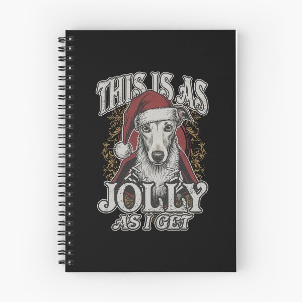 Item preview, Jolly As I Get Funny Grumpy Greyhound Christmas designed and sold by zoughlal.