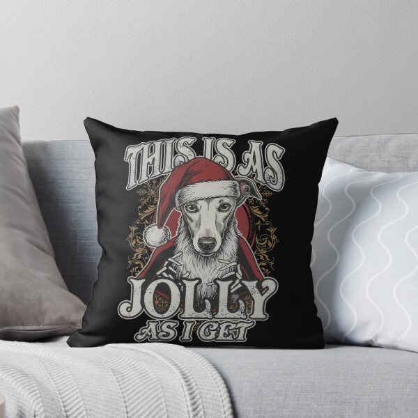 Item preview, Jolly As I Get Funny Grumpy Greyhound Christmas designed and sold by zoughlal.