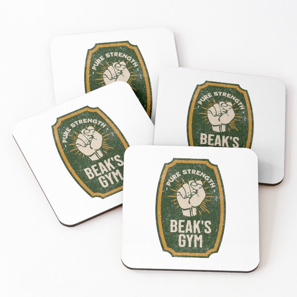 Item preview, Insignia vintage de gimnasio Beak Bros. de fuerza pura designed and sold by BeakBros.