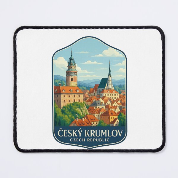 Item preview, Český Krumlov – Castle View Over Vltava River designed and sold by Aryabek.