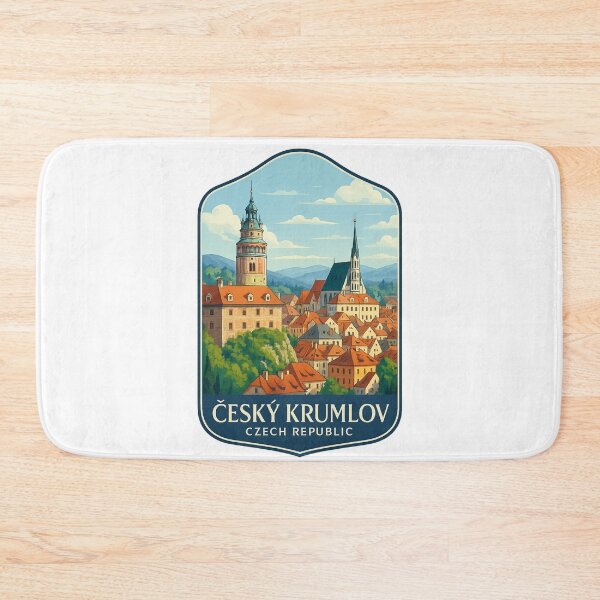 Item preview, Český Krumlov – Castle View Over Vltava River designed and sold by Aryabek.