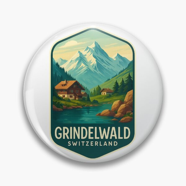 Item preview, Grindelwald – Chalets and Peaks of the Jungfrau Region designed and sold by Aryabek.