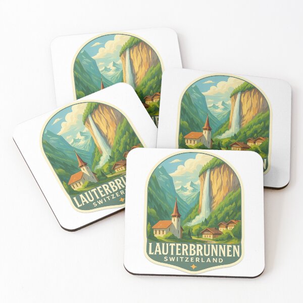 Item preview, Lauterbrunnen – Waterfalls and Alpine Calm designed and sold by Aryabek.