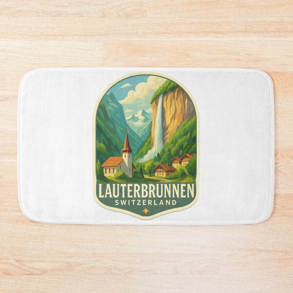 Item preview, Lauterbrunnen – Waterfalls and Alpine Calm designed and sold by Aryabek.