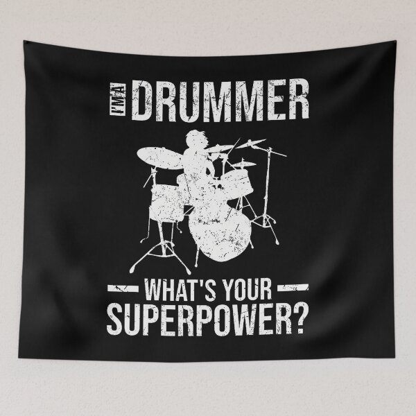 Item preview, I'M A Drummer What'S Your Superpower designed and sold by MariaEdna1.
