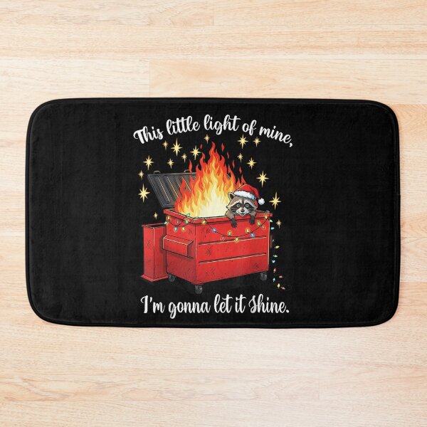 Item preview, Raccoon Dumpster Fire Christmas Lights Funny Raccoon  designed and sold by HappyHedgeTees.