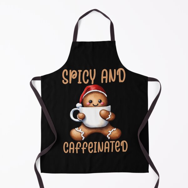 Item preview, Spicy And Caffeinated - Coffee Gingerbread Christmas designed and sold by FurrFunPrints.