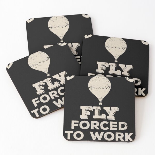 Item preview, Born To Fly, Forced To Work Funny Gift For Hot Air Balloon Flyers   designed and sold by DarcyNicholas.