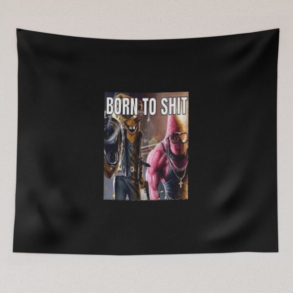Item preview, BORN TO SHIT - FORCED TO WIPE AMERICAS TOP FUNNY   designed and sold by DarcyNicholas.
