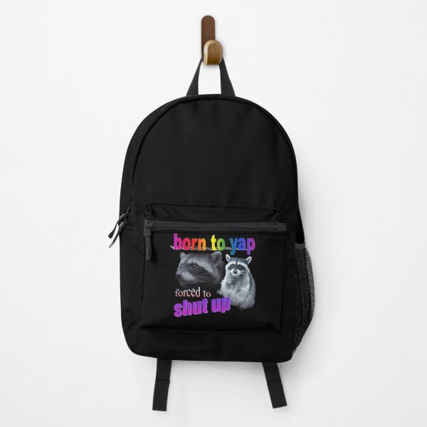 Item preview, Born To Yap Forced To Shut Up Raccoon Word Art designed and sold by DarcyNicholas.
