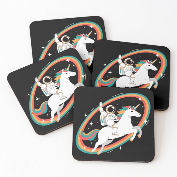 Item preview, Astronaut Unicorn Space Galaxy Magical Rainbow designed and sold by InspiredFoul.