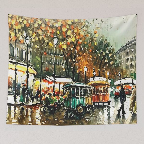Item preview, Flower Market at Madeleine - 06 designed and sold by artdesignsnow.