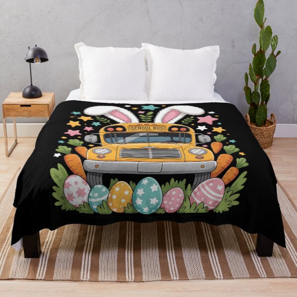 Item preview, Bunny School Bus Easter Day Helloo Spring designed and sold by HellD3vil-Art.