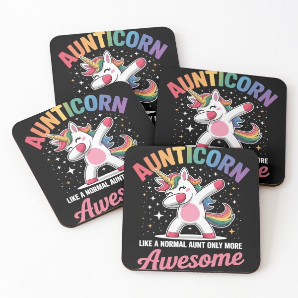 Item preview, Aunticorn Like A Normal Aunt - Rainbow Unicorn designed and sold by InspiredFoul.