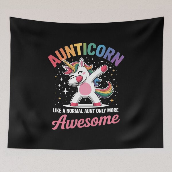 Item preview, Aunticorn Like A Normal Aunt - Rainbow Unicorn designed and sold by InspiredFoul.