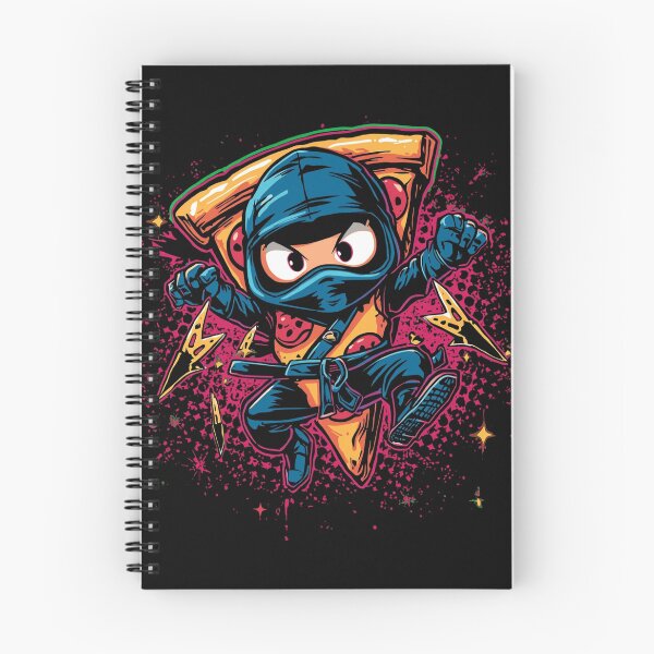 Item preview, Pizza Ninja Warrior – Cute Ninja Slice Cartoon Art designed and sold by PLUSHIWORLDtm.