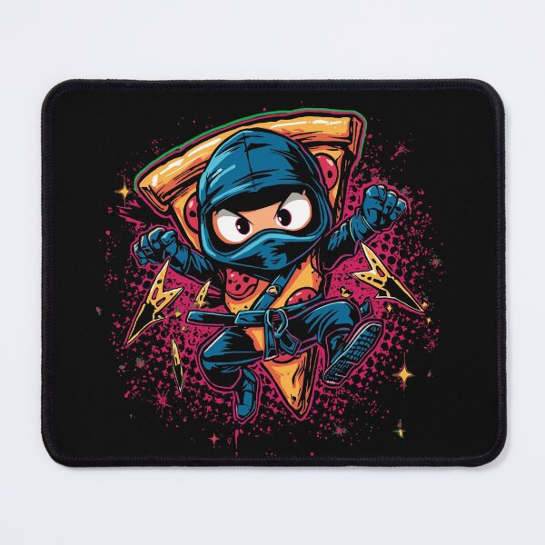 Item preview, Pizza Ninja Warrior – Cute Ninja Slice Cartoon Art designed and sold by PLUSHIWORLDtm.