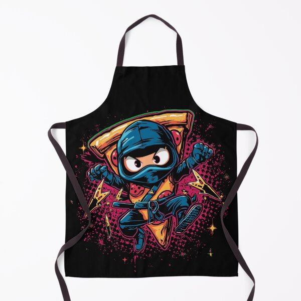 Item preview, Pizza Ninja Warrior – Cute Ninja Slice Cartoon Art designed and sold by PLUSHIWORLDtm.