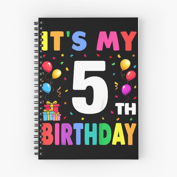 Item preview, Kids It'S My 5Th Birthday 5 Five Happy Birthday Boys Or Girls designed and sold by TysonLangosh.