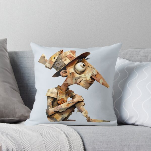 Item preview, Steampunk Mechanical Sad Man designed and sold by CharlottePlaceArt.