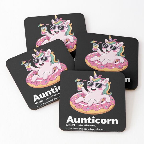 Item preview, Aunticorn The Most Awesome Type Of Aunt Pink Unicorn Donut designed and sold by InspiredFoul.