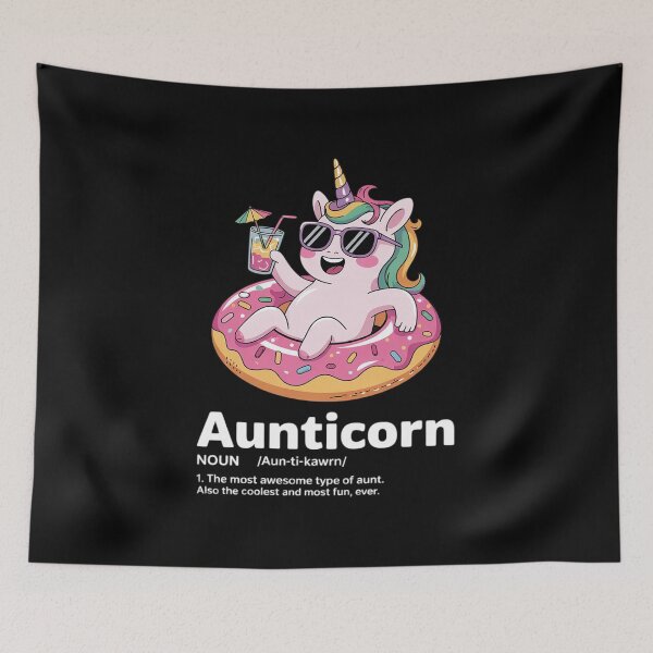 Item preview, Aunticorn The Most Awesome Type Of Aunt Pink Unicorn Donut designed and sold by InspiredFoul.