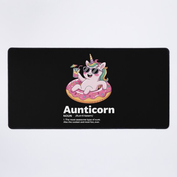 Item preview, Aunticorn The Most Awesome Type Of Aunt Pink Unicorn Donut designed and sold by InspiredFoul.