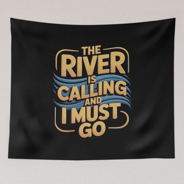 Item preview, River Is Calling I Must Go Water Rafting Boating designed and sold by CultureSpec.