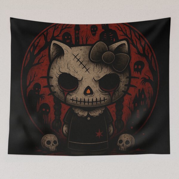 Item preview, Hello Creepy Red Merlina Kitten designed and sold by art-emissa.
