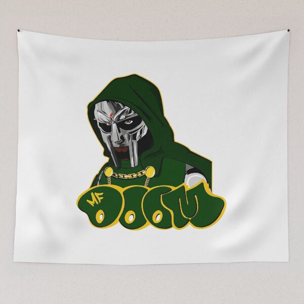 Item preview, Green Hooded MF Doom Mask Figure designed and sold by daineques.