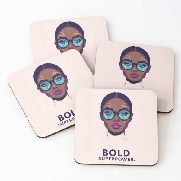 Item preview, Bold Is a Superpower Modern Empowered Woman Illustration designed and sold by Trueways.