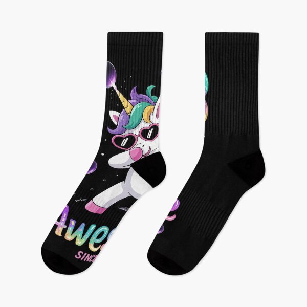Item preview, Awesome Since 2022 Dabbing Unicorn Birthday designed and sold by InspiredFoul.