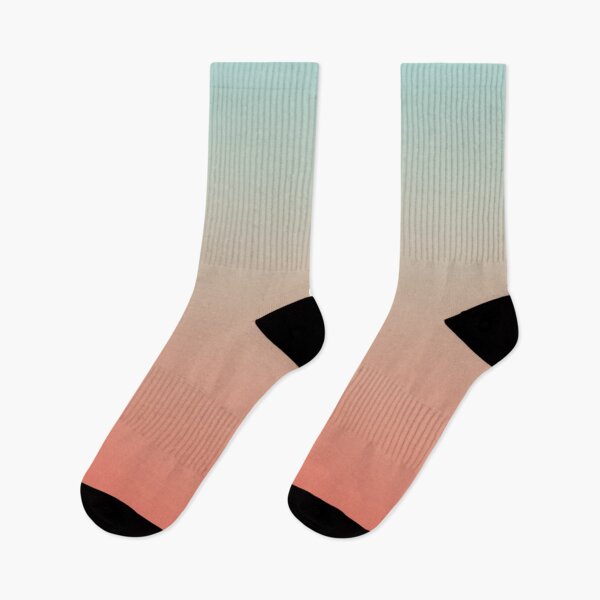 Item preview, Ombre Gradient in Living Coral and Turquoise designed and sold by Petra Lang.