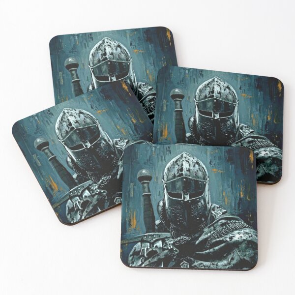 Item preview, Dark Medieval Full Plate Knight with Greatsword - Epic Grunge Art designed and sold by Art's Diner.