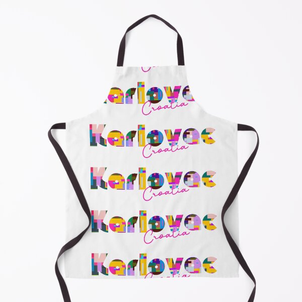Item preview, Karlovac, Croatia, Vibrant Abstract City Typography Art designed and sold by Wanderful-roads.
