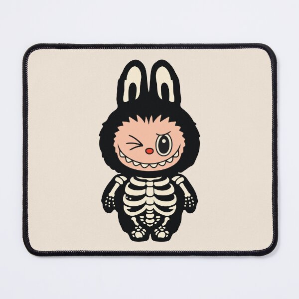 Item preview, Cute Labubu wearing skeleton costume designed and sold by BrownHorse90s.