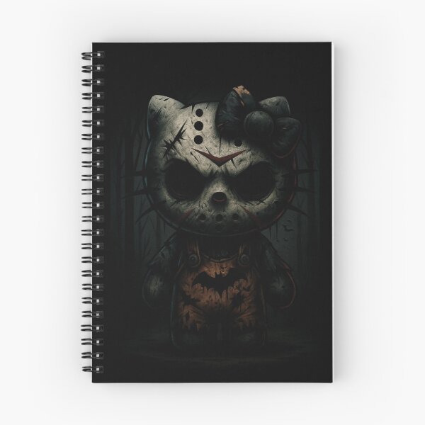 Item preview, Hello Creepy Kitty, sinister like Jason Voorhees designed and sold by art-emissa.