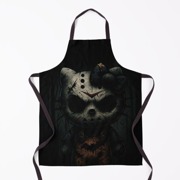 Item preview, Hello Creepy Kitty, sinister like Jason Voorhees designed and sold by art-emissa.