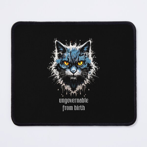 Item preview, Rebellious Cat Attitude - Ungovernable from Birth Aesthetic Art & Gifts designed and sold by KArtcore.
